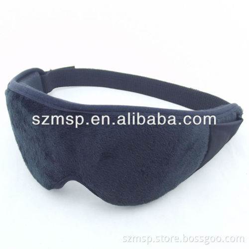 Comfortable thick foam velvet eyeshade & eye mask / eye slinder for sleeping